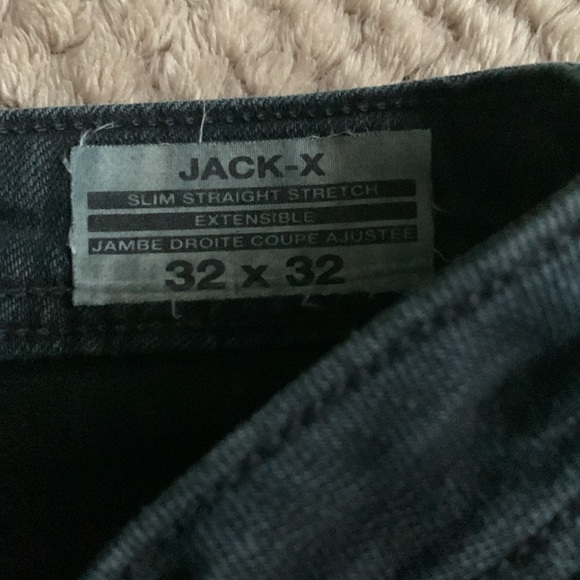 Black Jack-X Slim Straight Stretch Jeans - Picture 4 of 6
